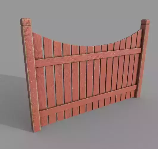 Fence wooden