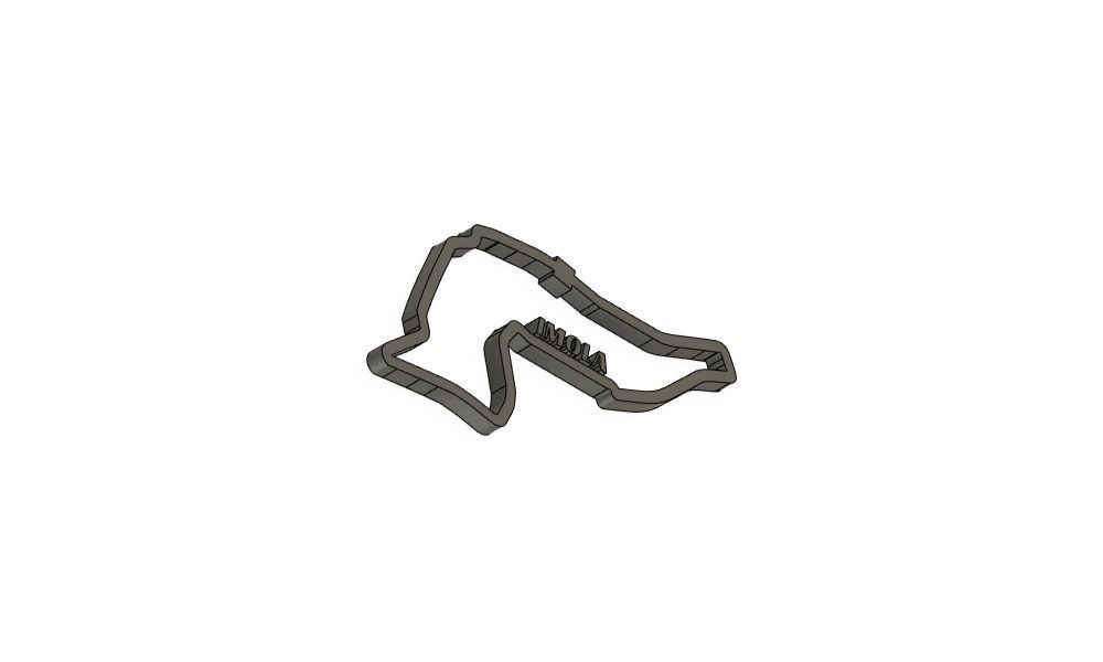 Imola F1 Racing Track 2025 3D print model_2