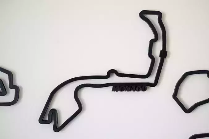 Monaco F1 Racing Track 2025 3D print model