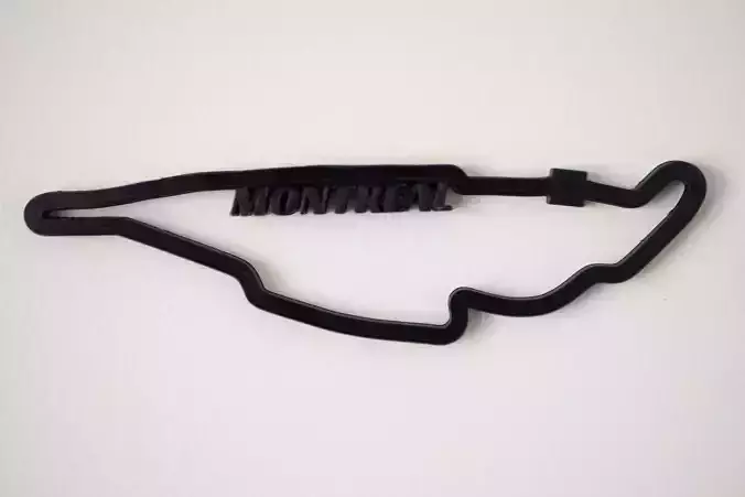 Montreal F1 Racing Track 2025 3D print model