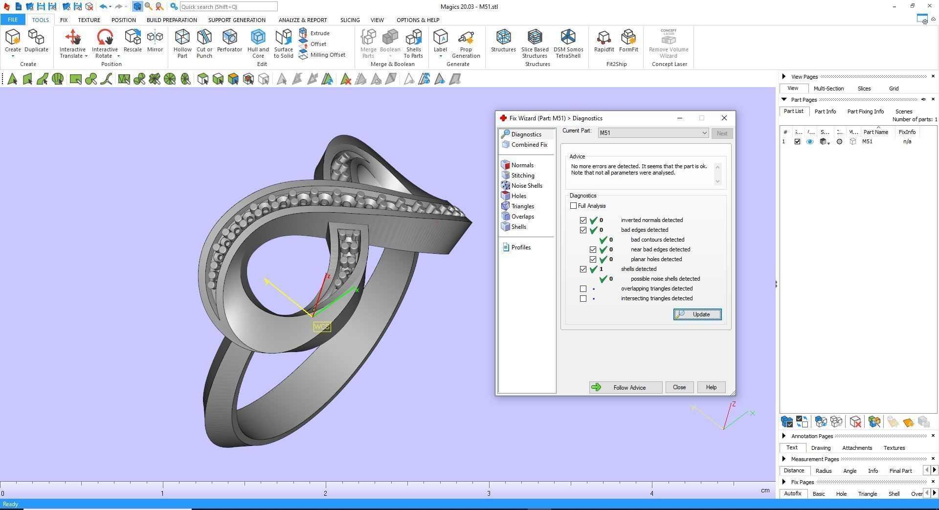 Ring M51 The luxury female ring with gems wedding 3D print model_34