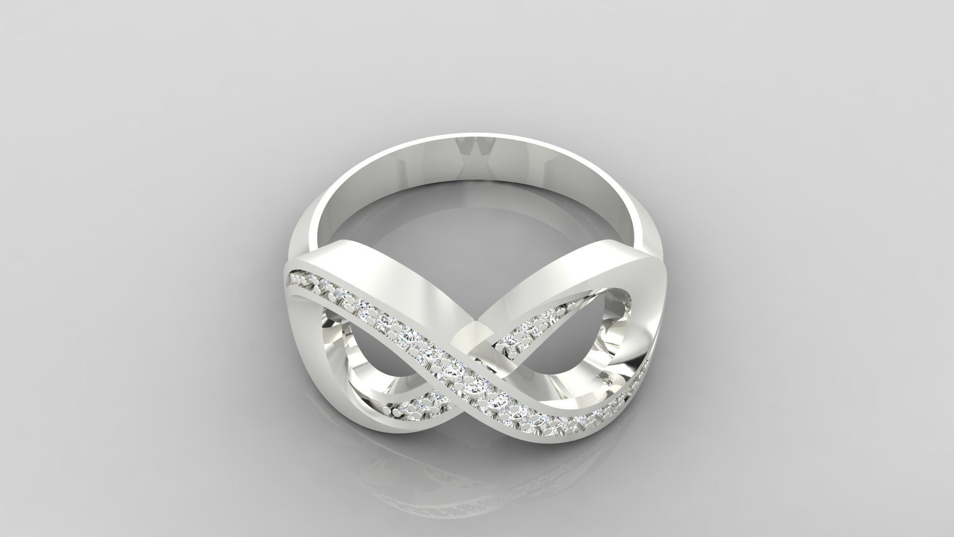 Ring M51 The luxury female ring with gems wedding 3D print model_19