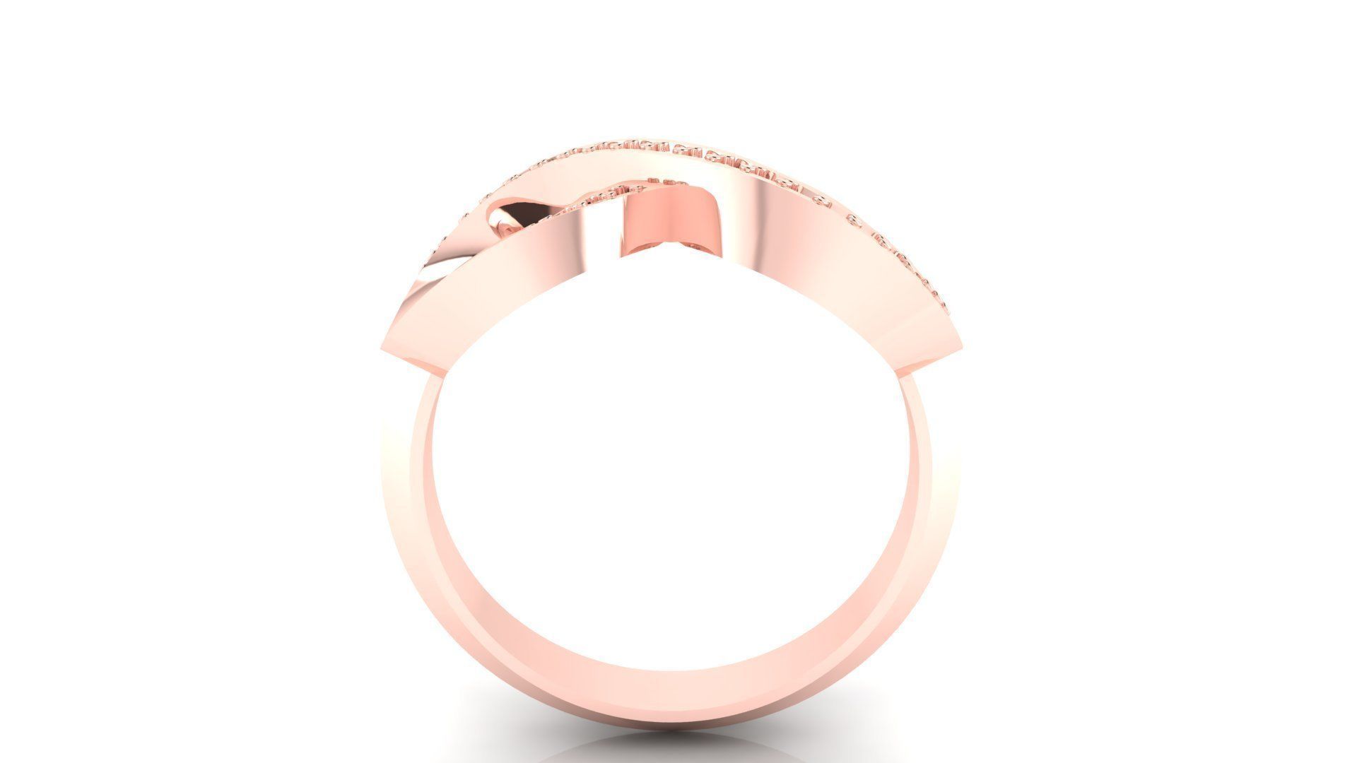Ring M51 The luxury female ring with gems wedding 3D print model_14