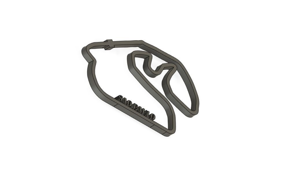 Sao Paulo F1 Racing Track 2025 3D print model_2