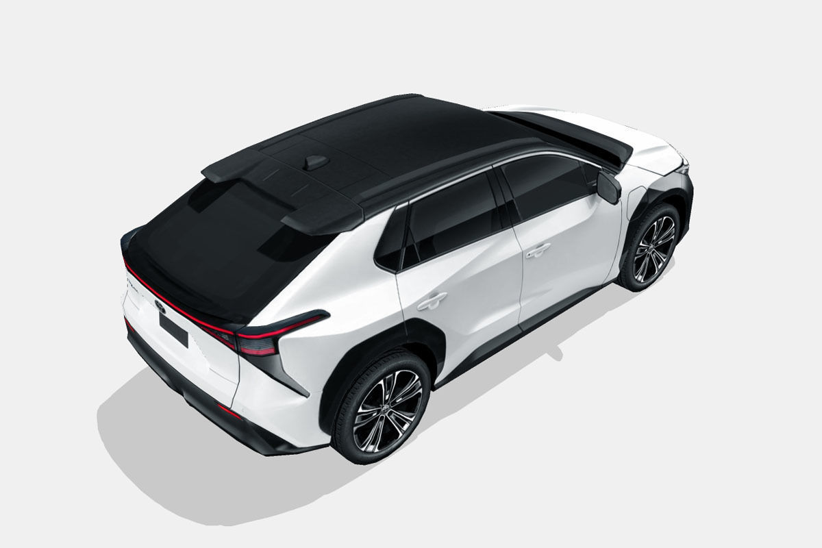 Toyota bZ4X 2023 Low-poly 3D model_12