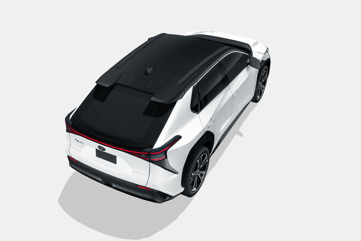 Toyota bZ4X 2023 Low-poly 3D model_10