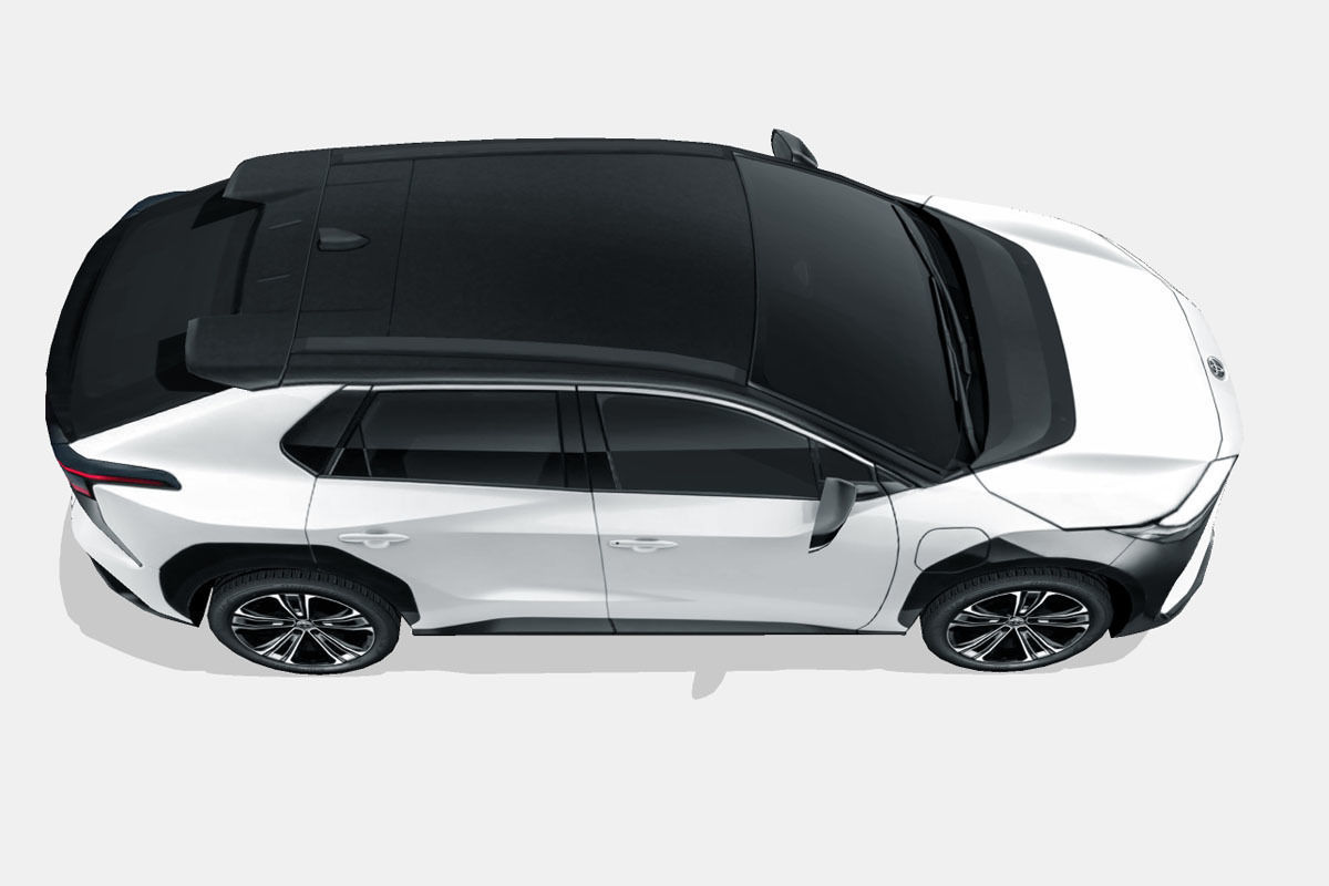 Toyota bZ4X 2023 Low-poly 3D model_13