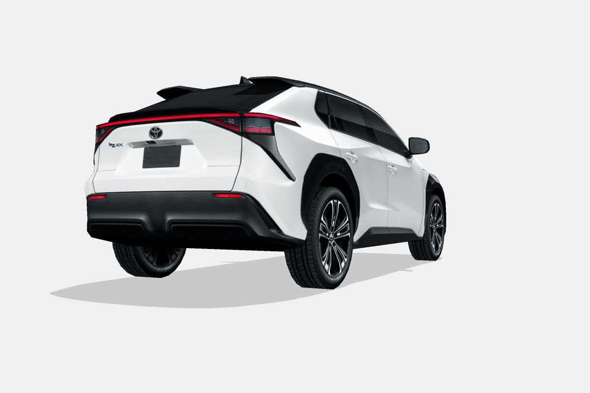 Toyota bZ4X 2023 Low-poly 3D model_11