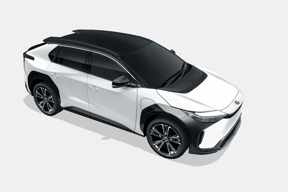 Toyota bZ4X 2023 Low-poly 3D model_14