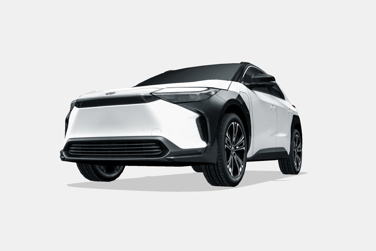 Toyota bZ4X 2023 Low-poly 3D model_4