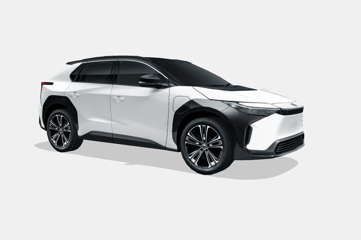 Toyota bZ4X 2023 Low-poly 3D model_15