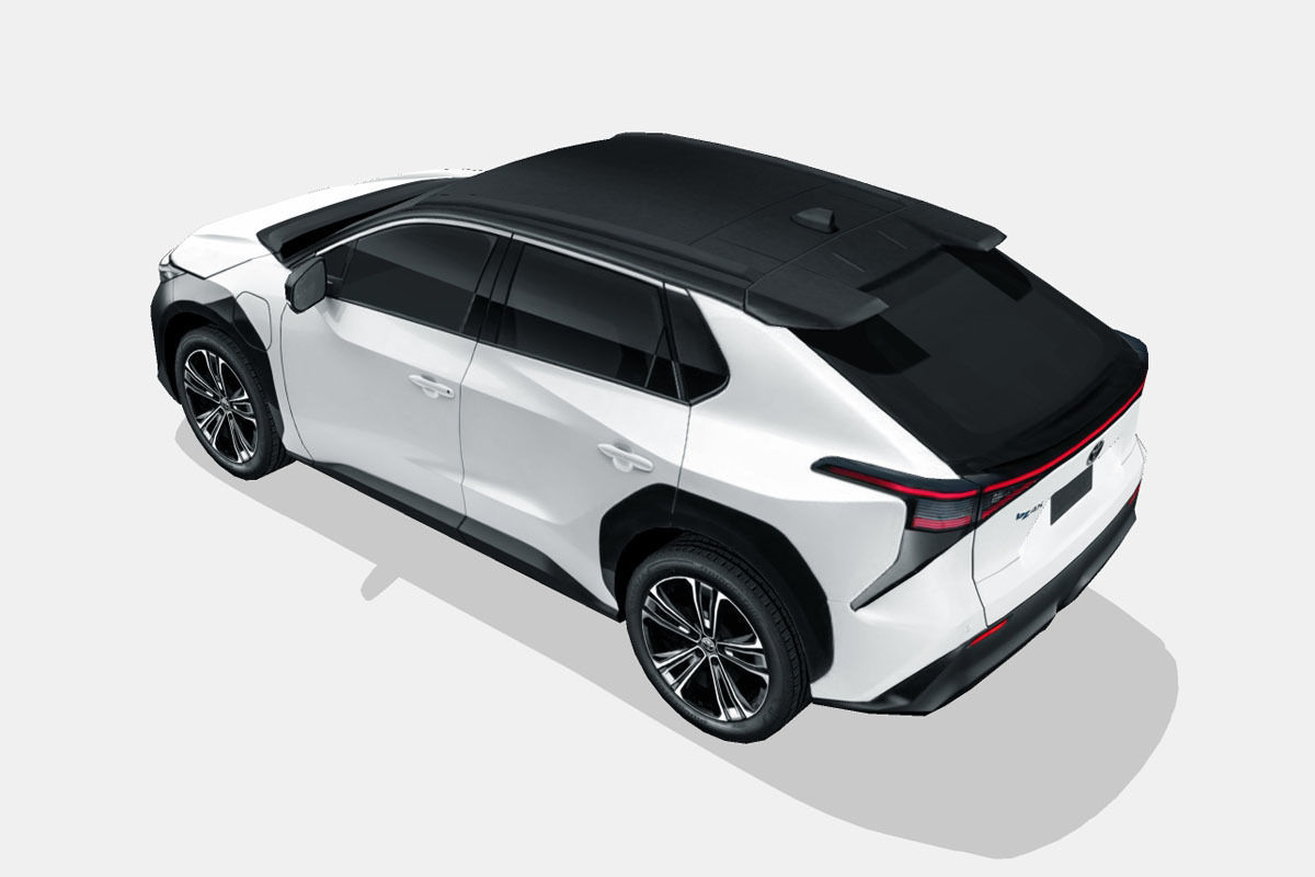 Toyota bZ4X 2023 Low-poly 3D model_7