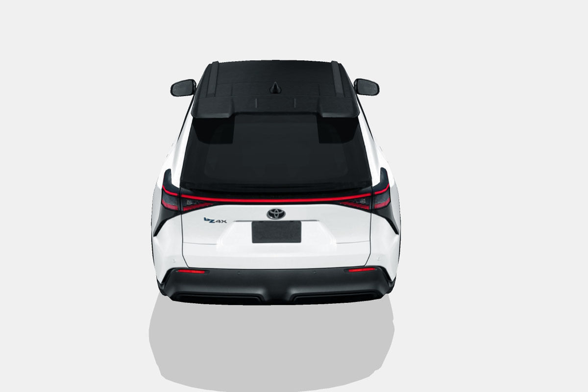 Toyota bZ4X 2023 Low-poly 3D model_9