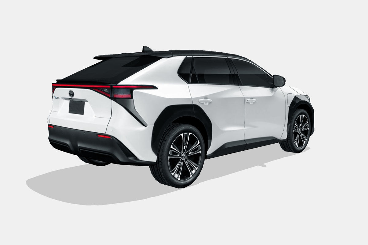 Toyota bZ4X 2023 Low-poly 3D model_2