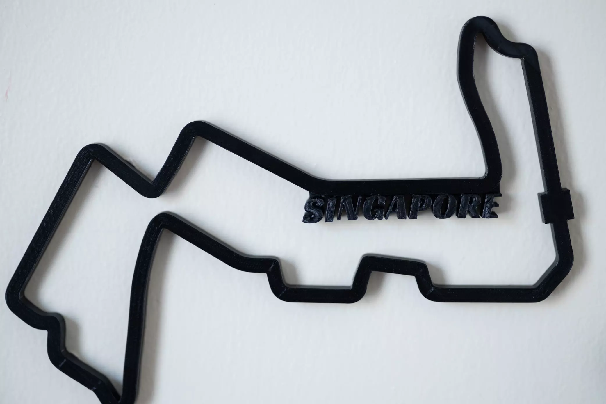 Singapore F1 Racing Track 2025 3D print model