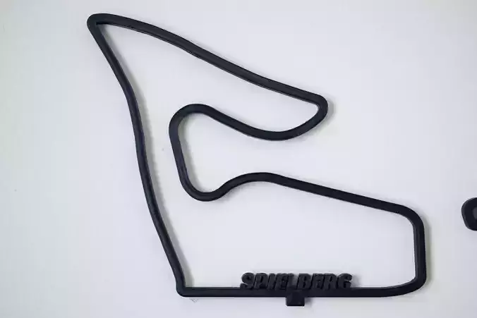 Spielberg F1 Racing Track 2025 3D print model