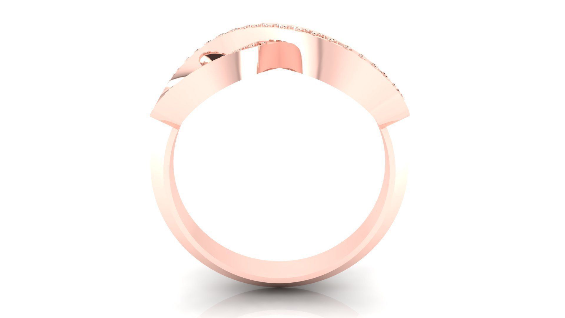 Ring M52 The luxury female ring with gems wedding 3D print model_16