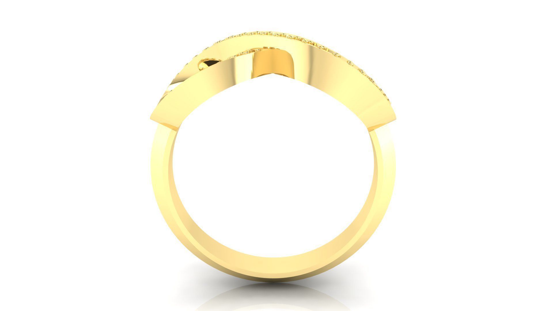 Ring M52 The luxury female ring with gems wedding 3D print model_7