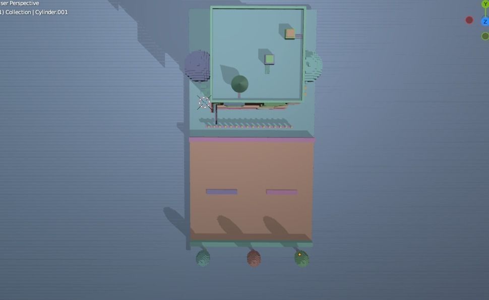 Japanese House Model-Low Poly Low-poly 3D model_11