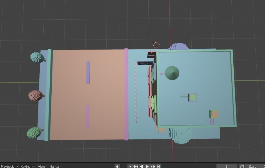 Japanese House Model-Low Poly Low-poly 3D model_13