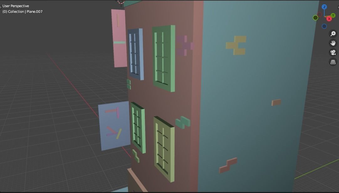 Japanese House Model-Low Poly Low-poly 3D model_15