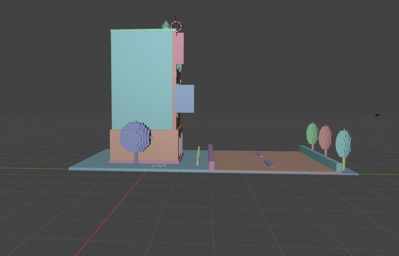 Japanese House Model-Low Poly Low-poly 3D model_8