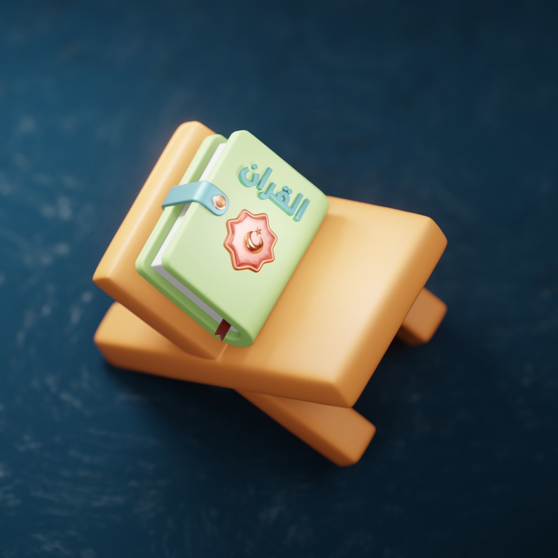 Cute Stylized Quran Pack 3D model_6