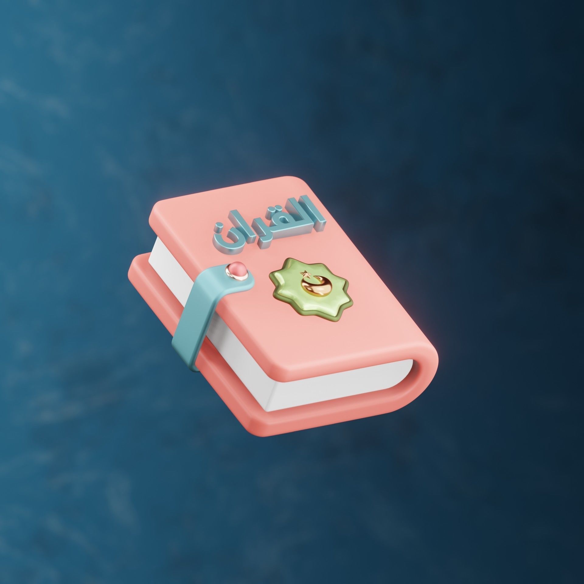 Cute Stylized Quran Pack 3D model_4