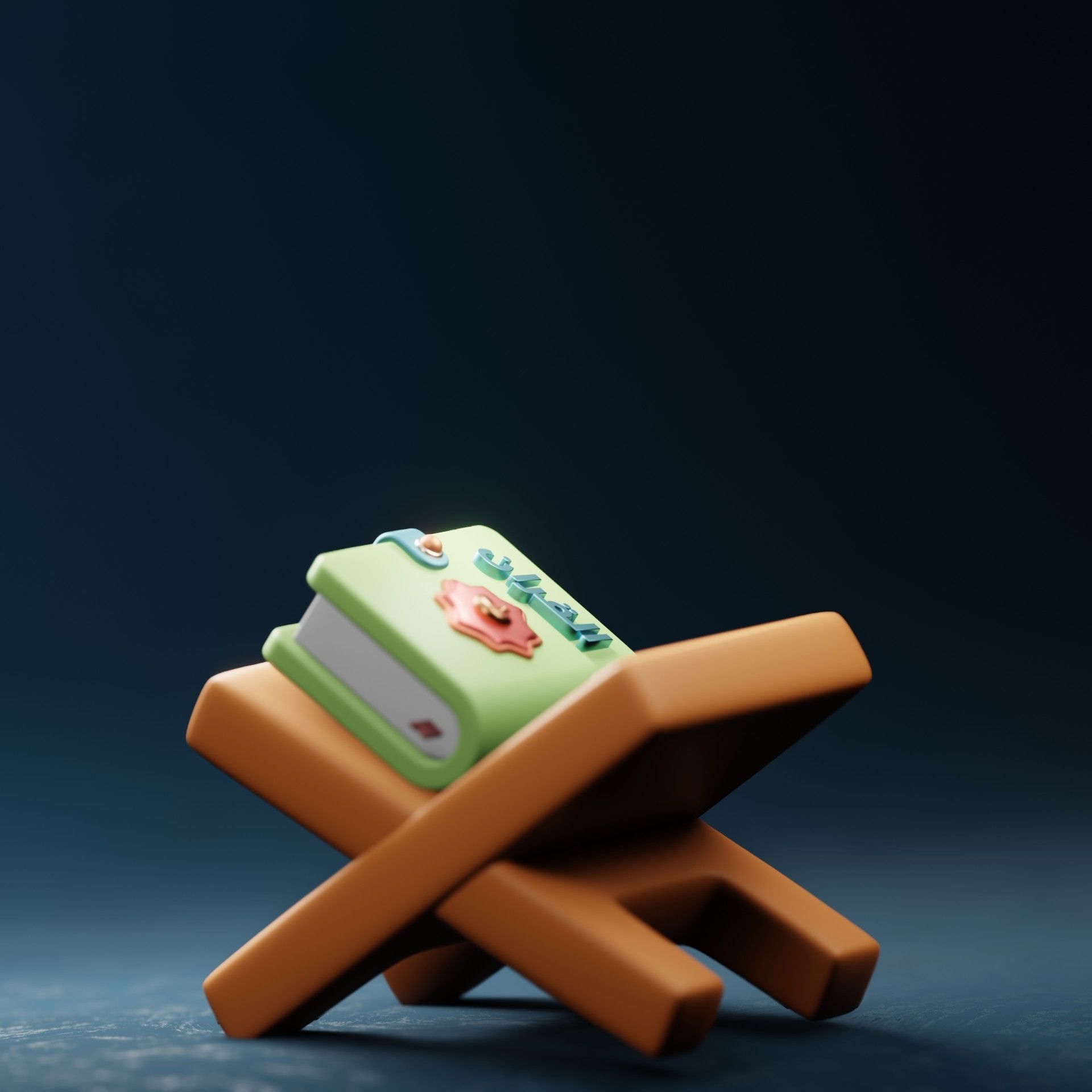 Cute Stylized Quran Pack 3D model_7