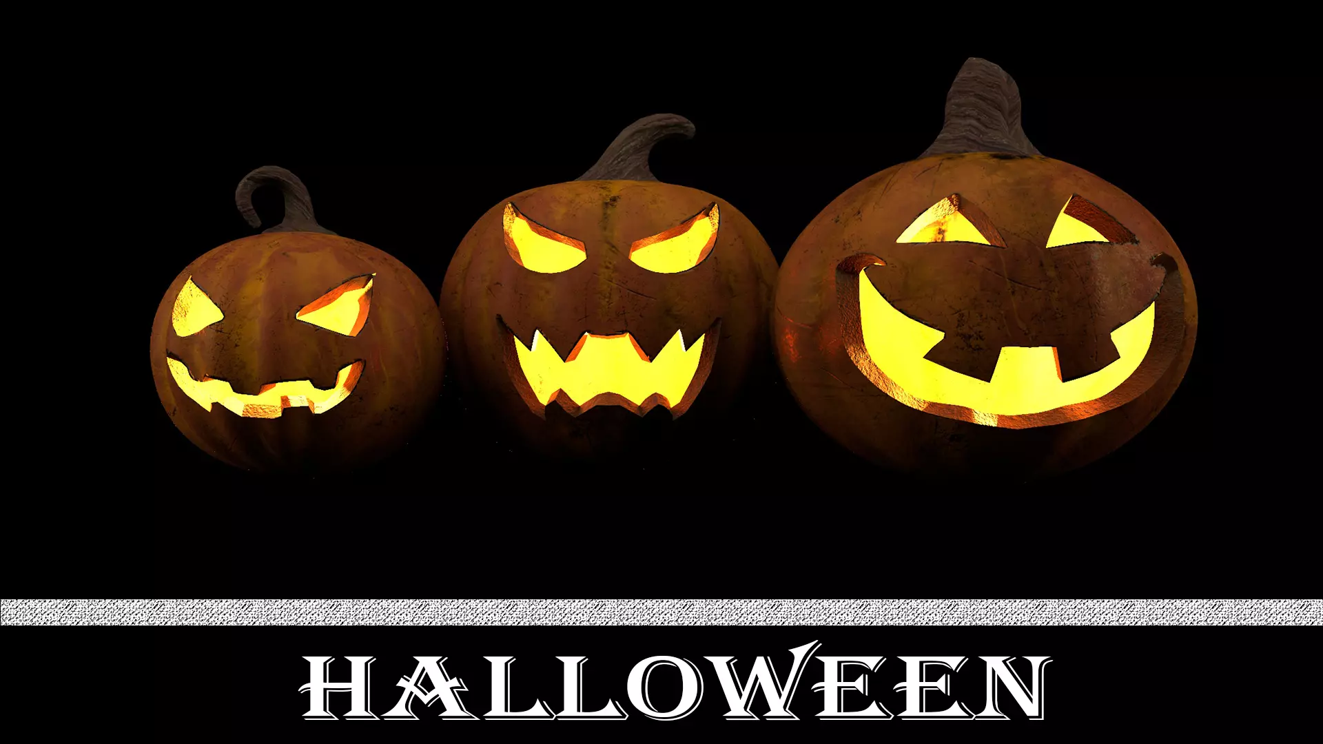 3D model Jack o lantern halloween pumpkin VR / AR / low-poly | CGTrader