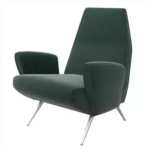  Armchair by Nino Zoncada 1950s green