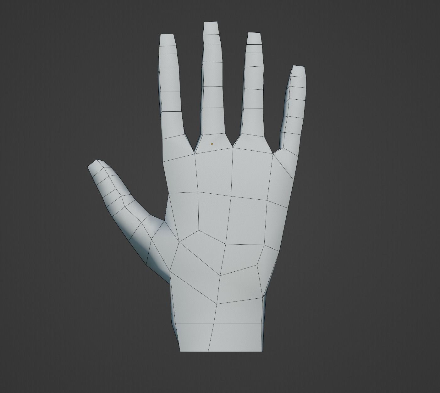 Hands Collection set of Low-poly 3D model_7