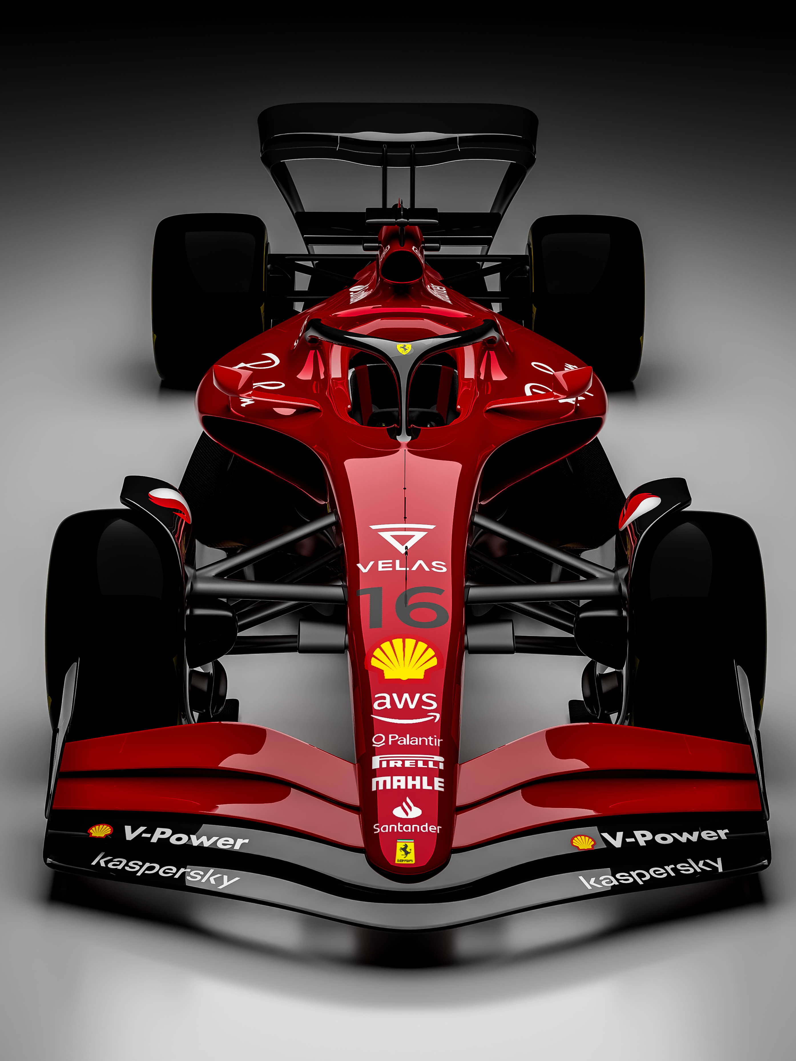 F1 2022 Concept car Free 3D model_10