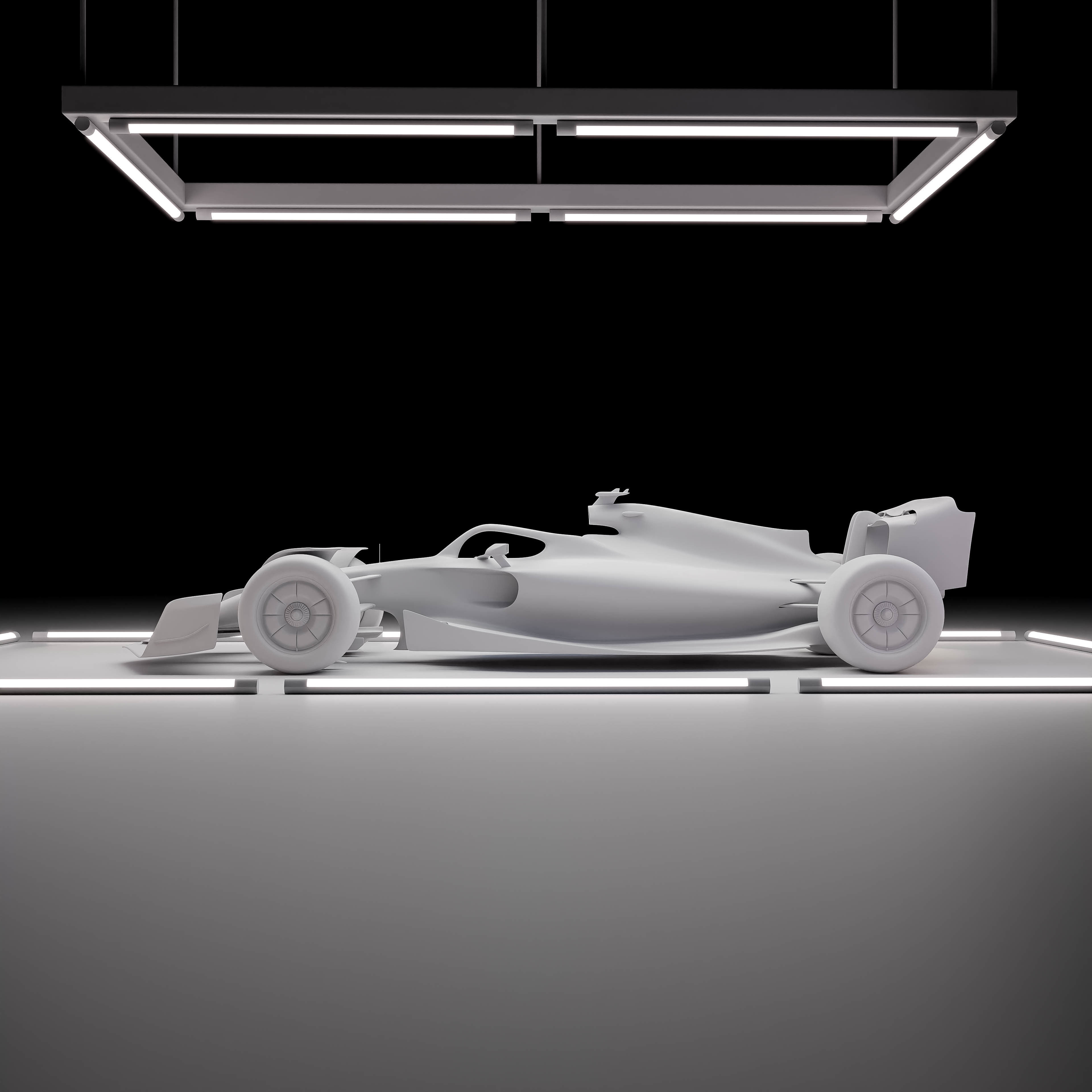 F1 2022 Concept car Free 3D model_11