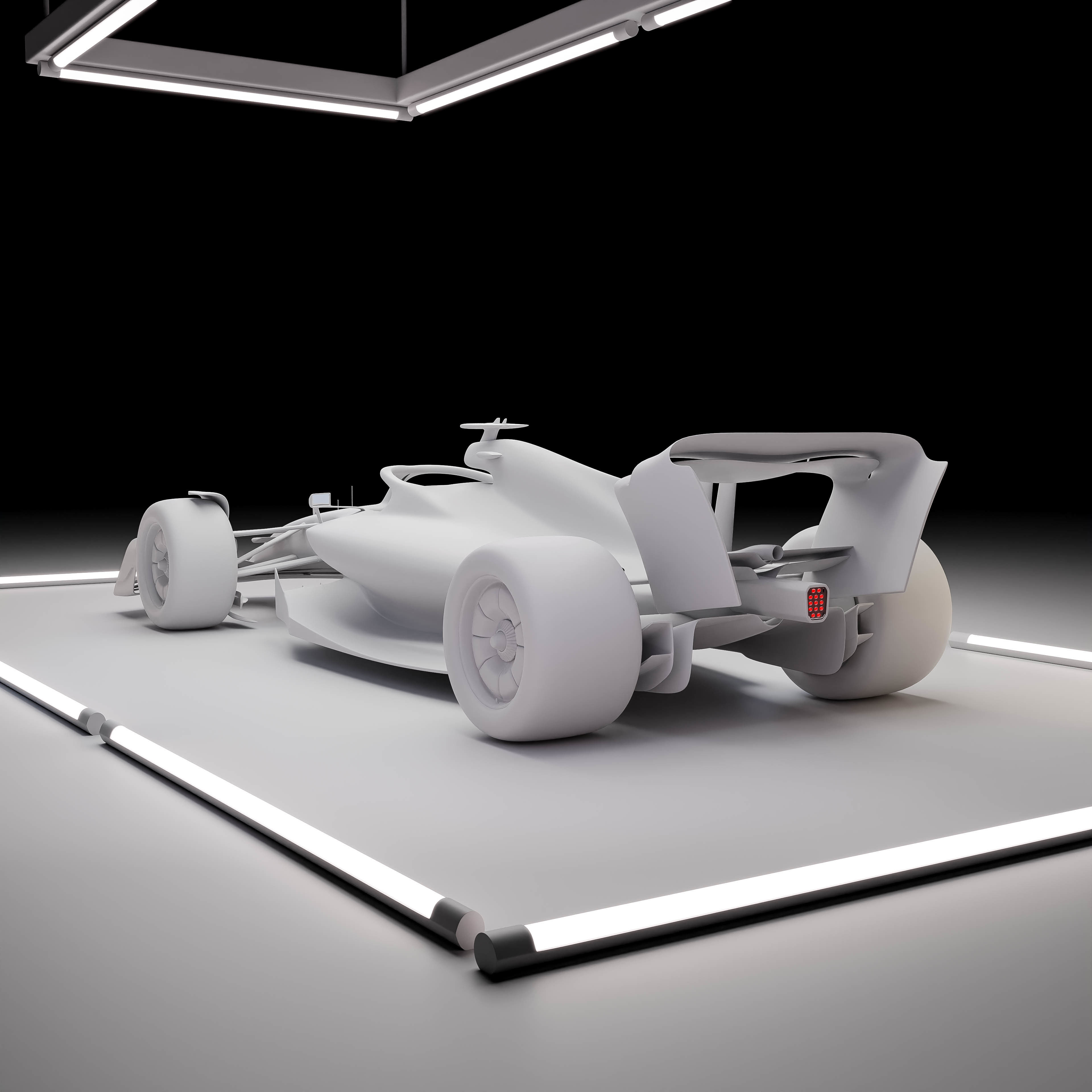 F1 2022 Concept car Free 3D model_7