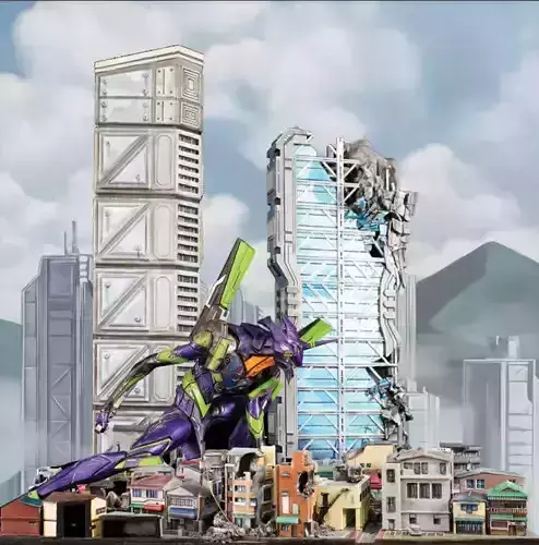 Eva 01 Diorama 3D print model