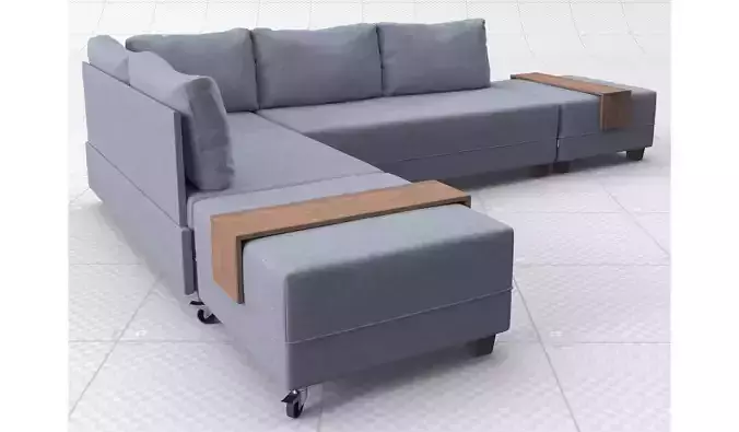 Atelier Del Sofa Sofas Corner sofa bed 210 x 280 x 70cm L-Seat