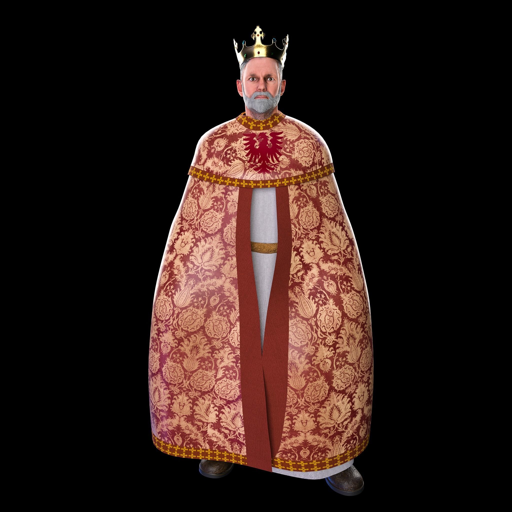 King Alfonso II 3D model_4