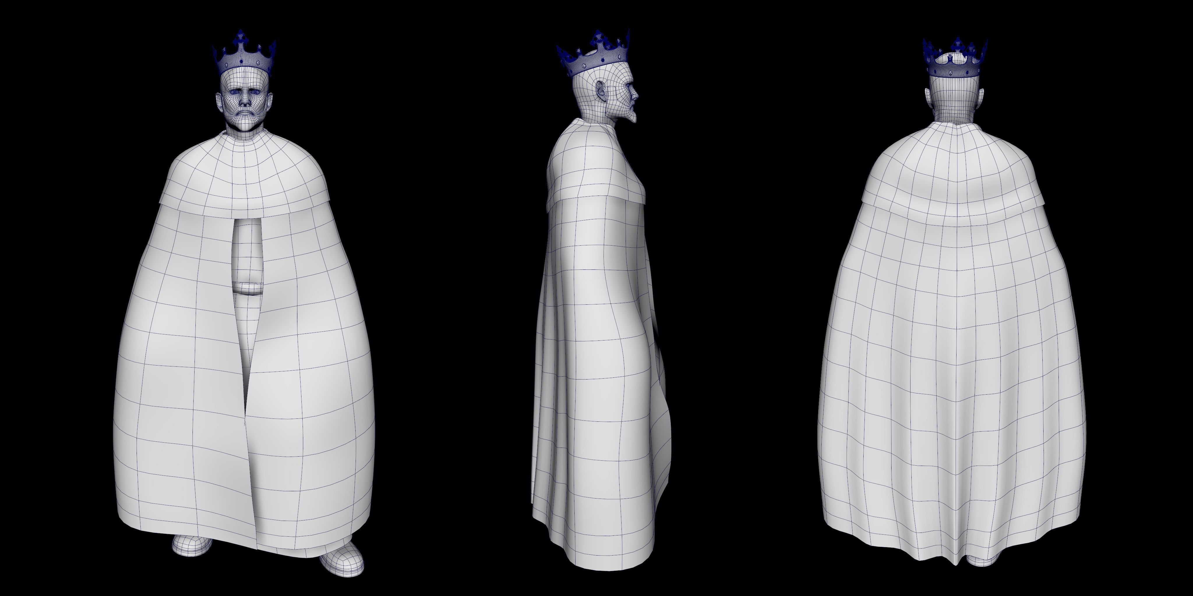 King Alfonso II 3D model_3