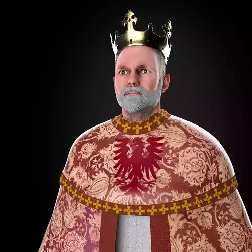 King Alfonso II 3D model