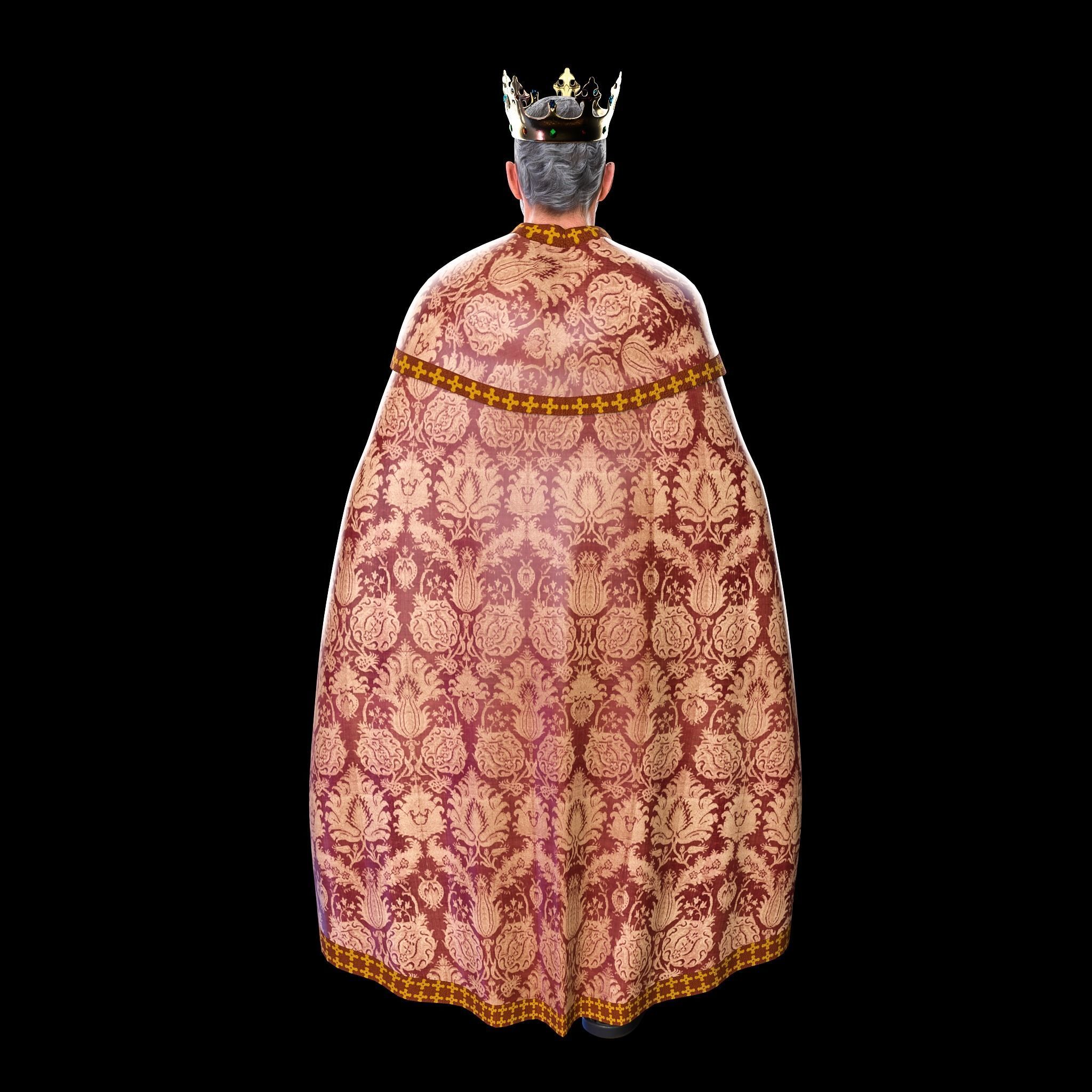 King Alfonso II 3D model_10