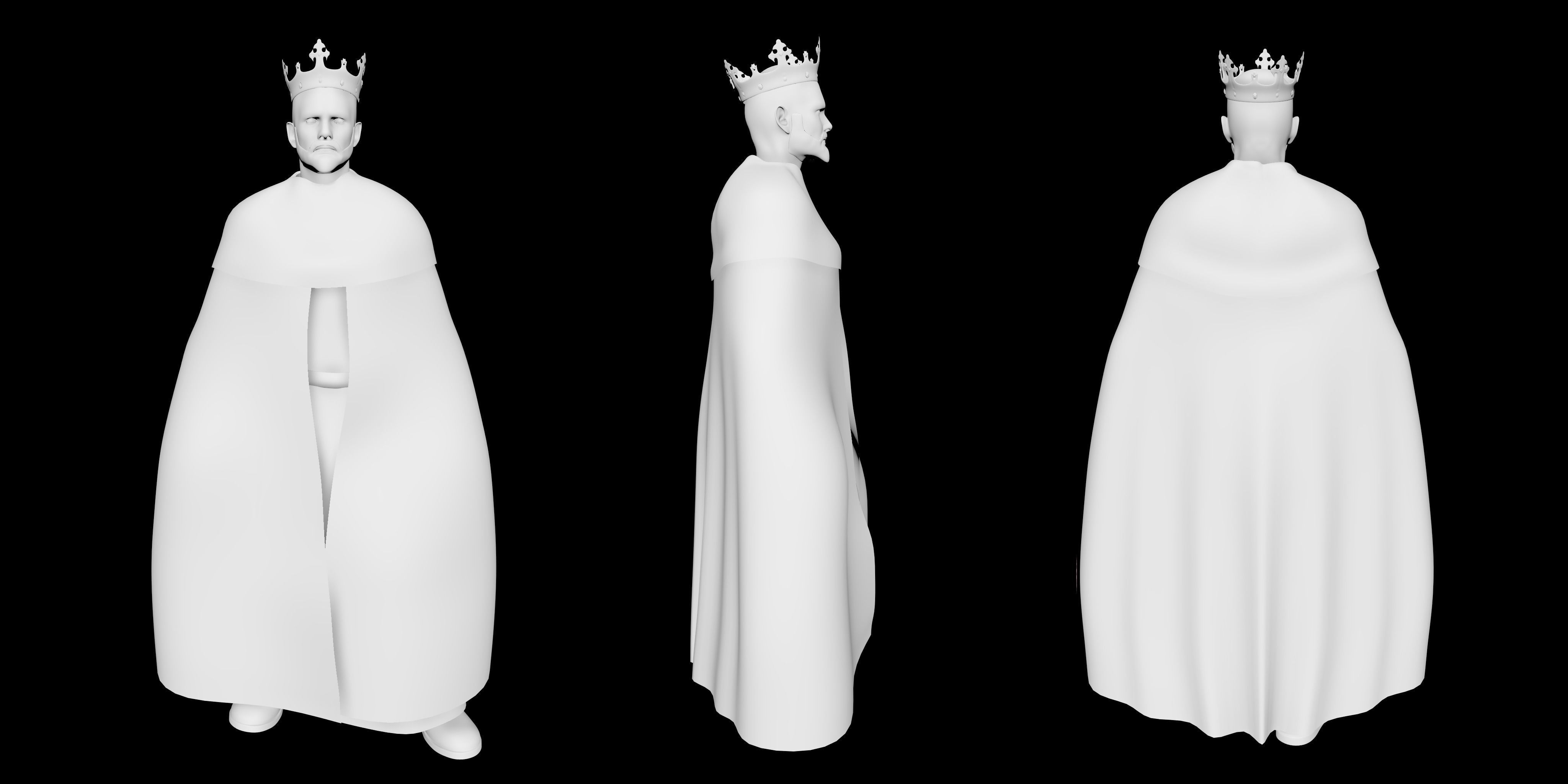 King Alfonso II 3D model_2
