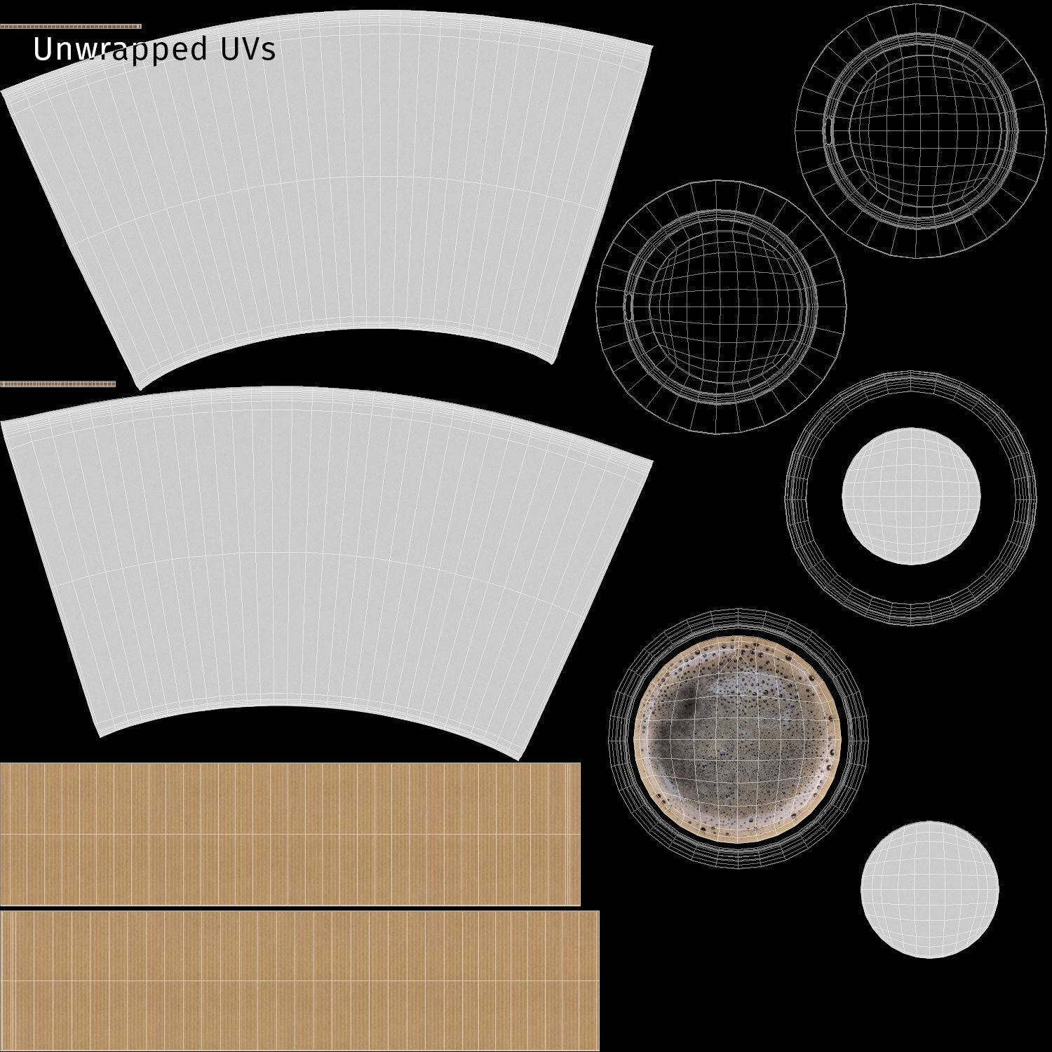 Paper Coffee Cup 3D model_20