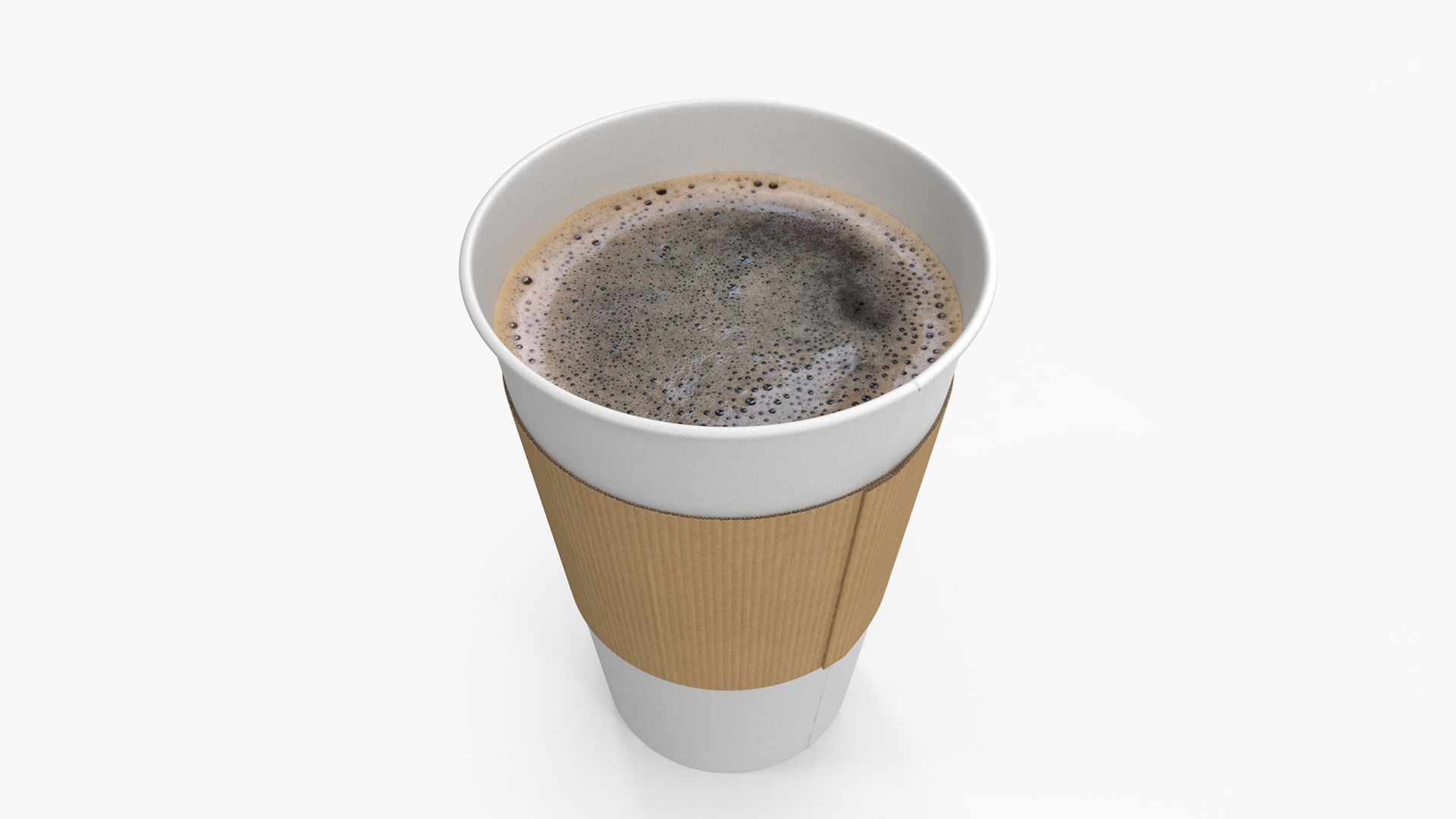Paper Coffee Cup 3D model_3