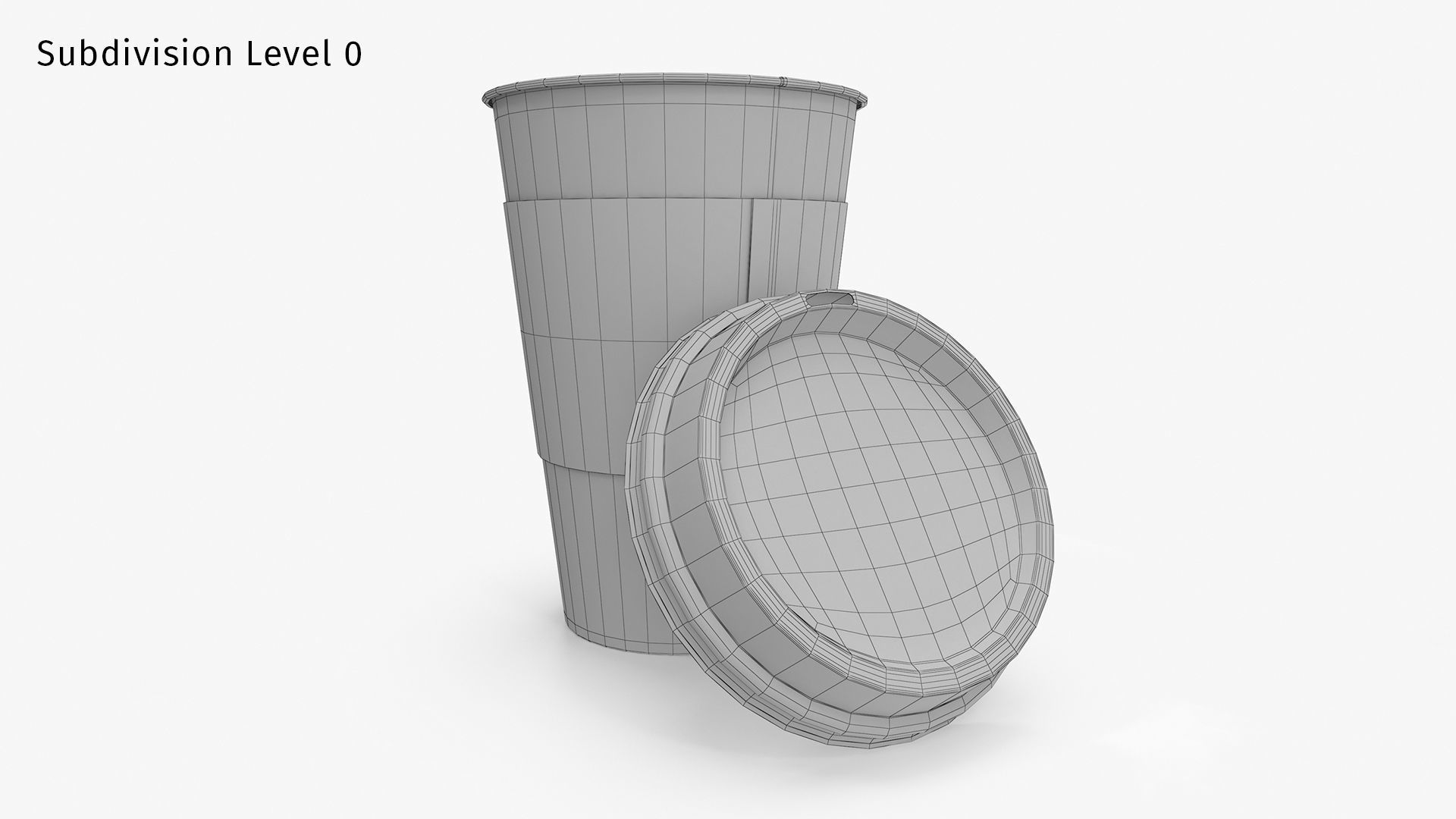 Paper Coffee Cup 3D model_14