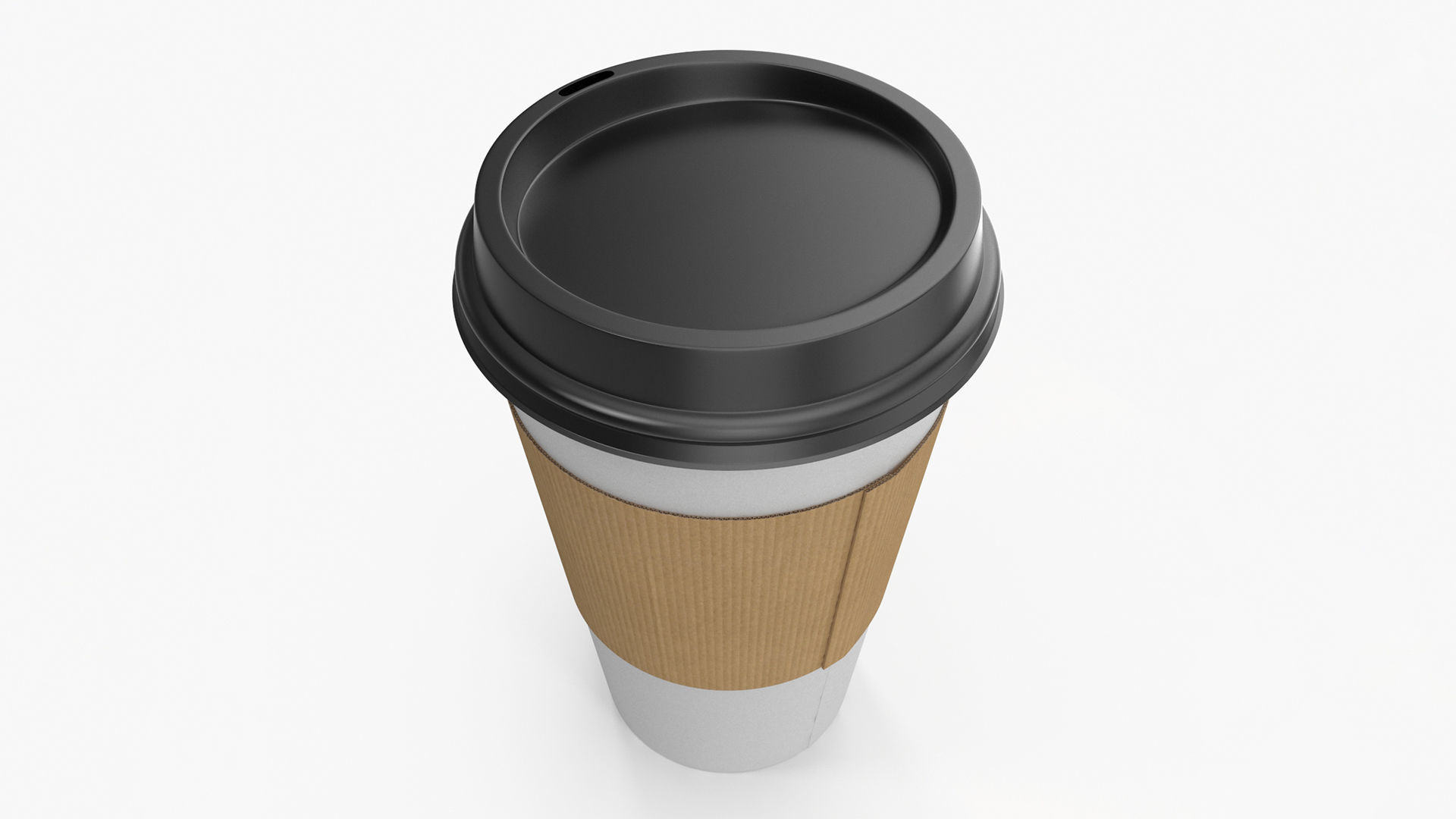 Paper Coffee Cup 3D model_2