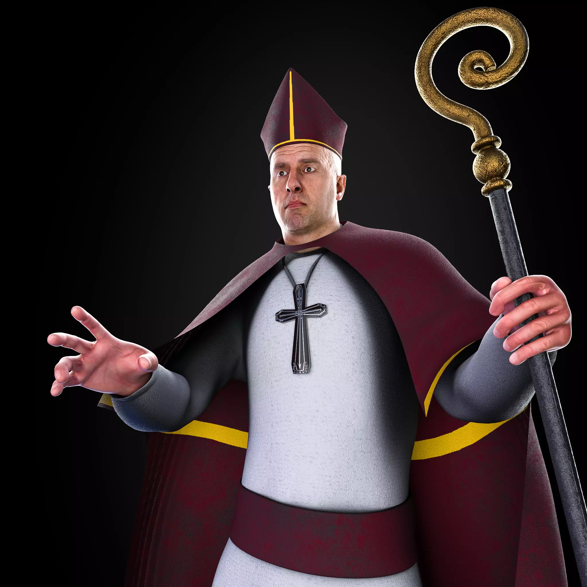 Priest 3D model