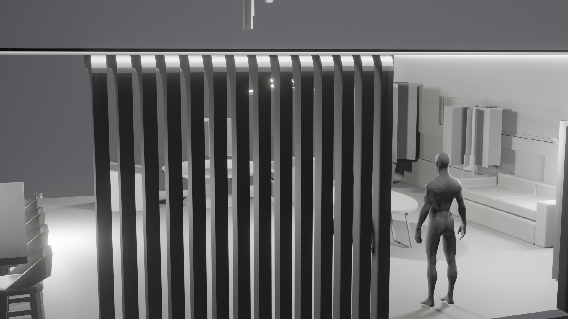 Modern Decor Furnashing Low-poly 3D model_11