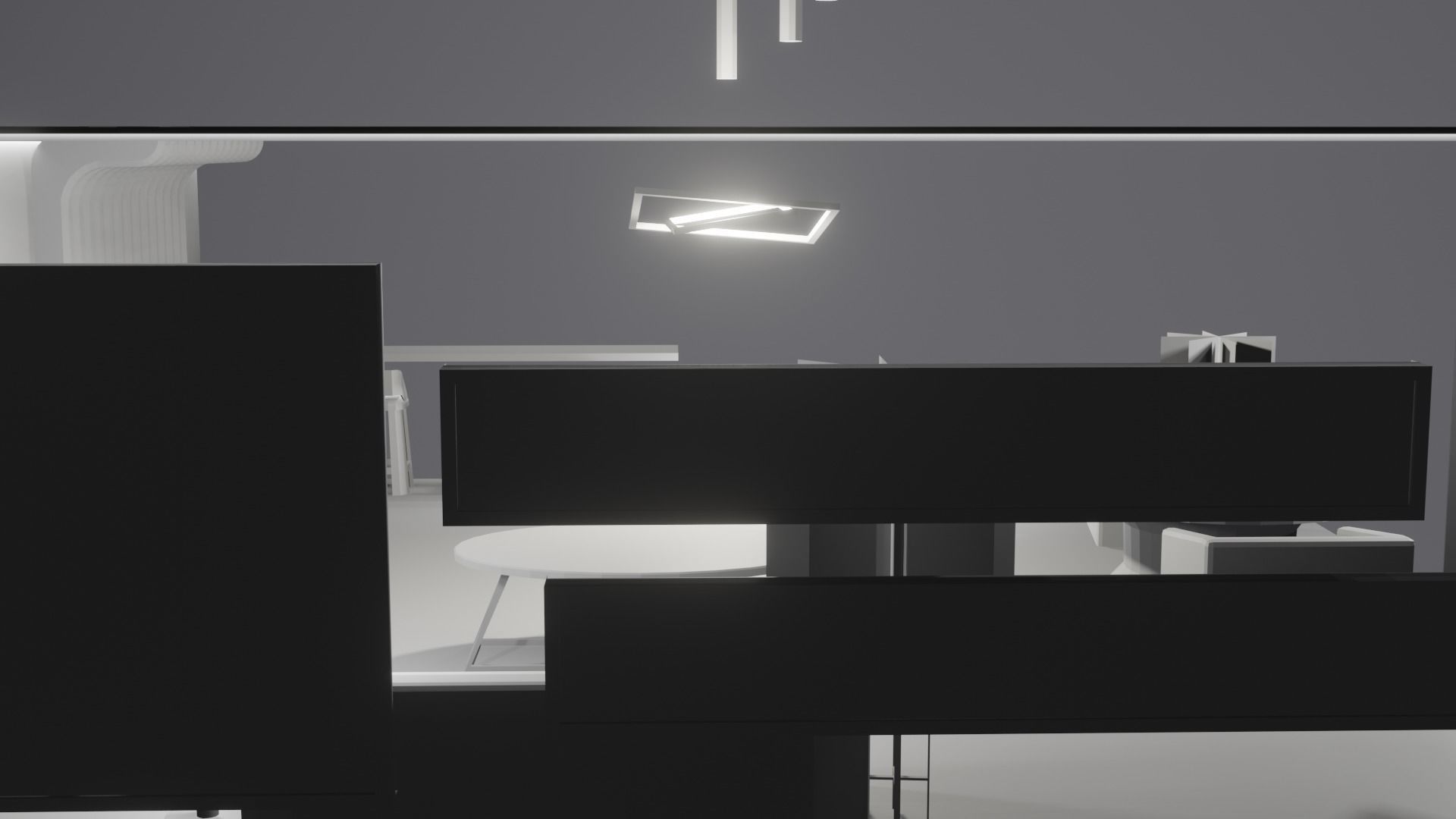 Modern Decor Furnashing Low-poly 3D model_1