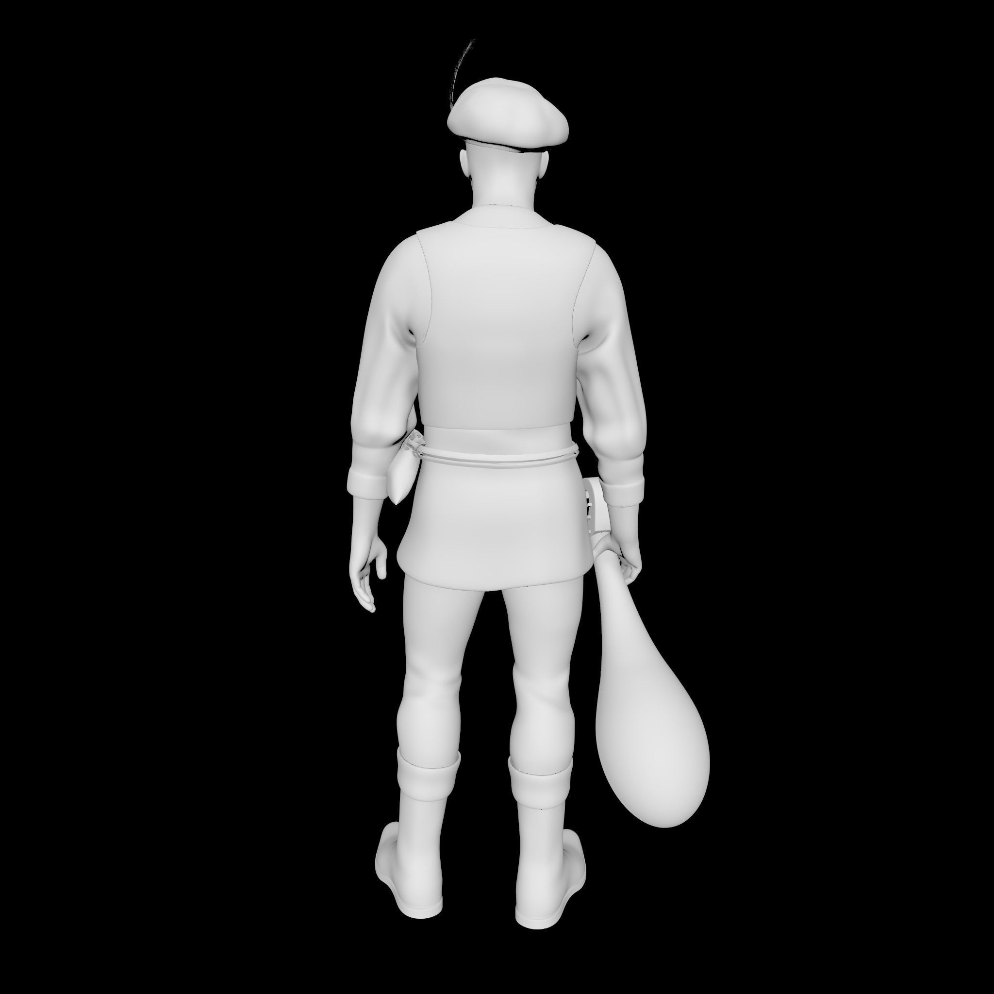 Troubadour 3D model_11